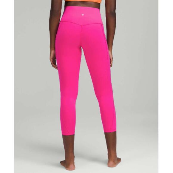NWOT Size 12 Lululemon Align High-Rise Pant with Pockets 25" Sonic Pink - Picture 2 of 6